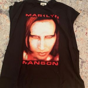 Fear of God sleeveless Marilyn Manson t-shirt